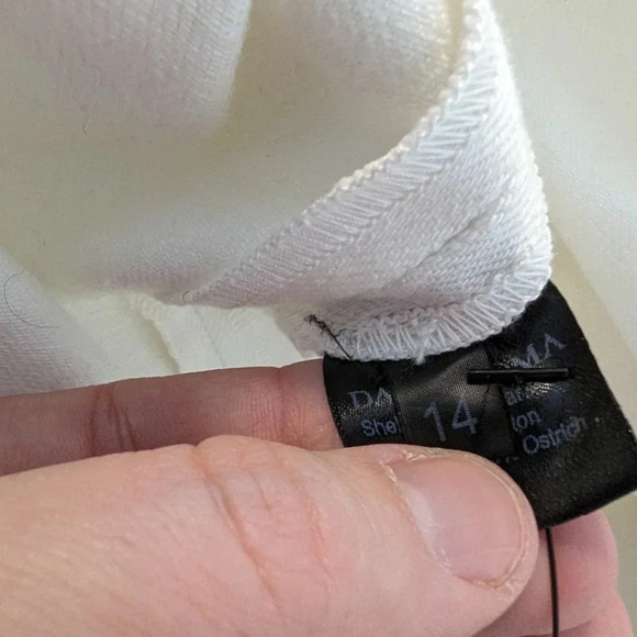 David Koma Ostrich Feather Oversized Denim Jacket Dress Bridal bachelorette - Picture 12 of 16